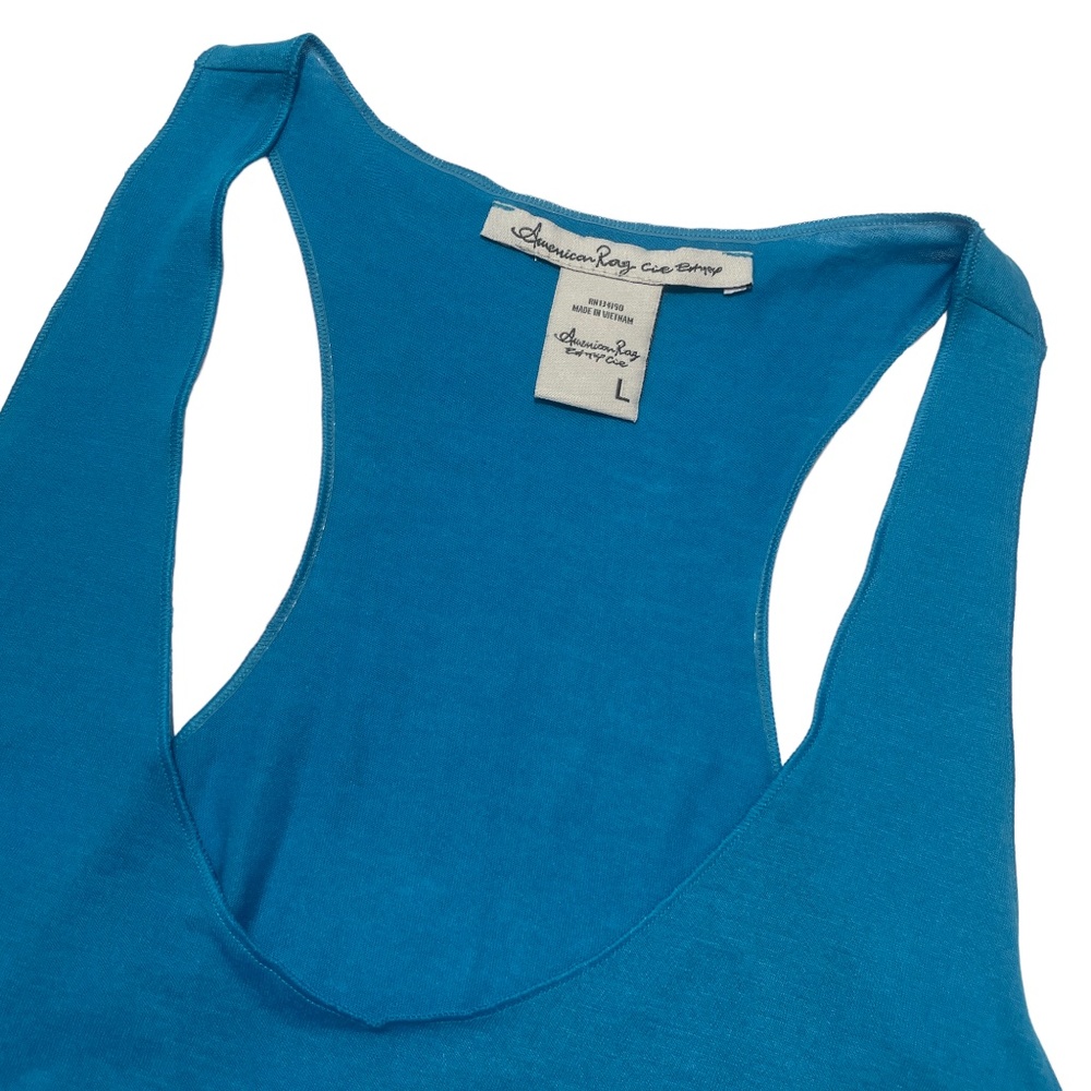 American Rag‎ Large Turquoise Razor Back NEW Activewear Top